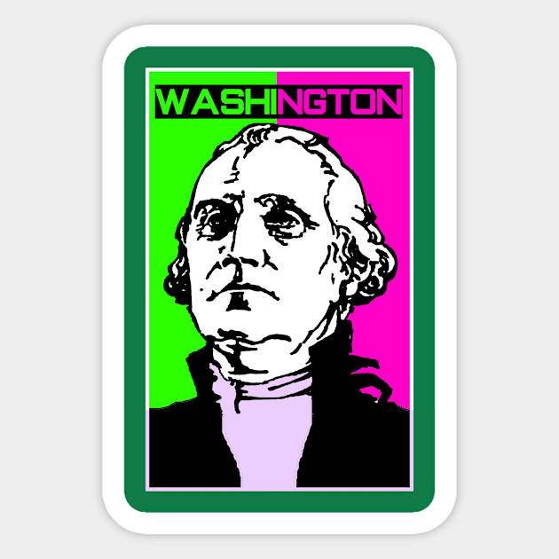 George Washington-3 Sticker by impacteesstreetwear